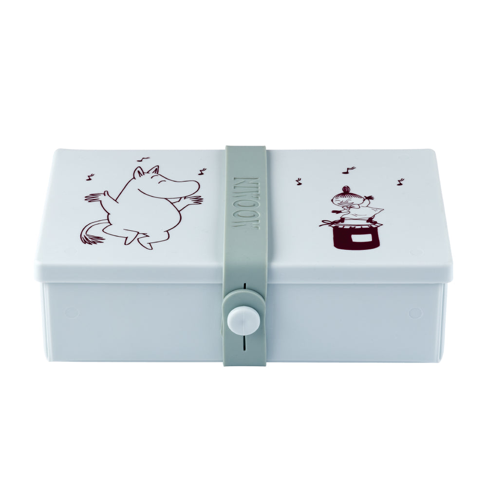 Moomin Morning Mist Lunch Box Blue Low - Dsignhouse - The Official Moomin Shop