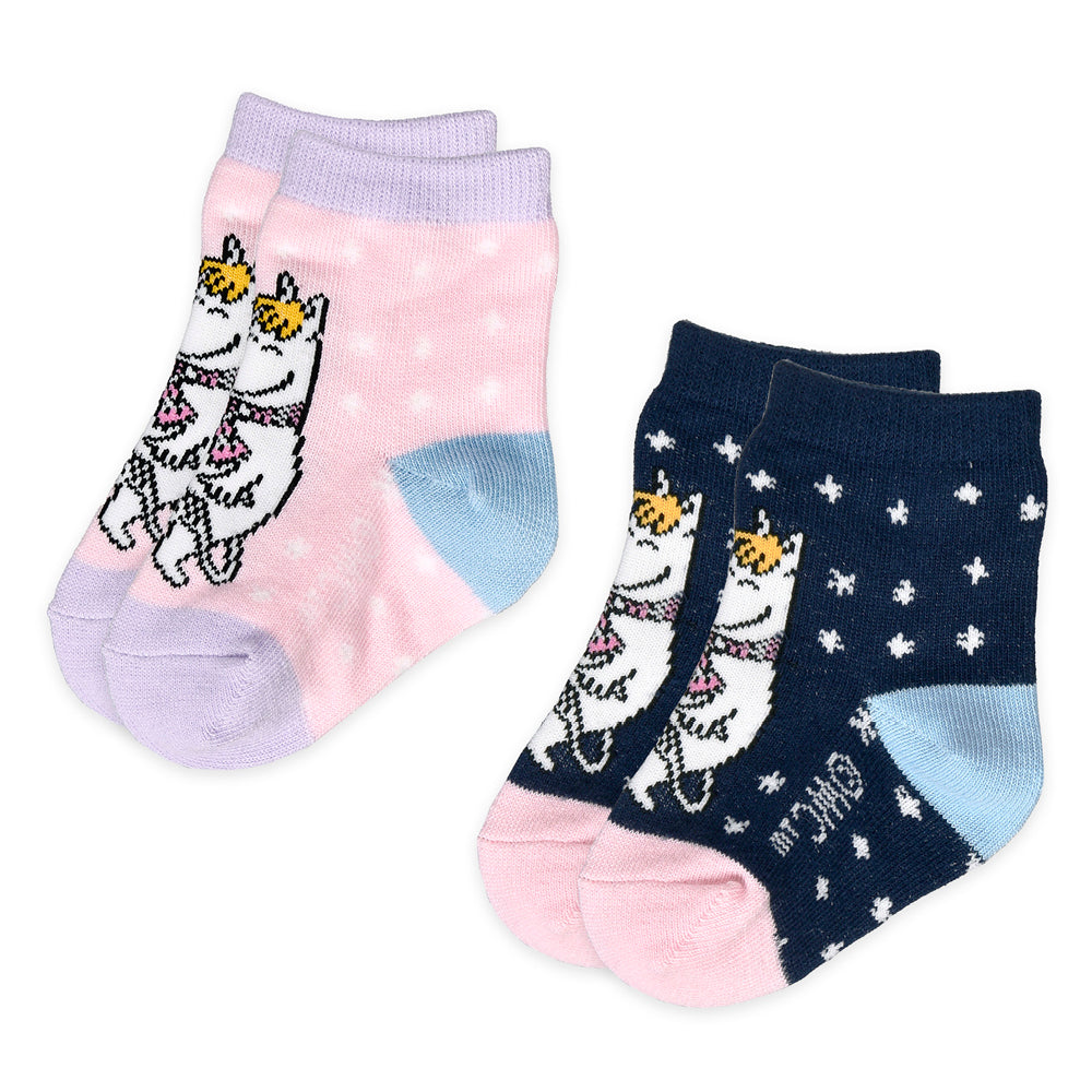 Snorkmaiden Socks Baby 2-set - Nordicbuddies - The Official Moomin Shop