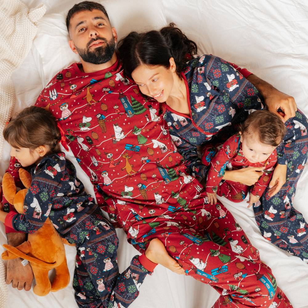 Moomin Celebration Pyjamas Red Women Martinex The Official Moomin Shop