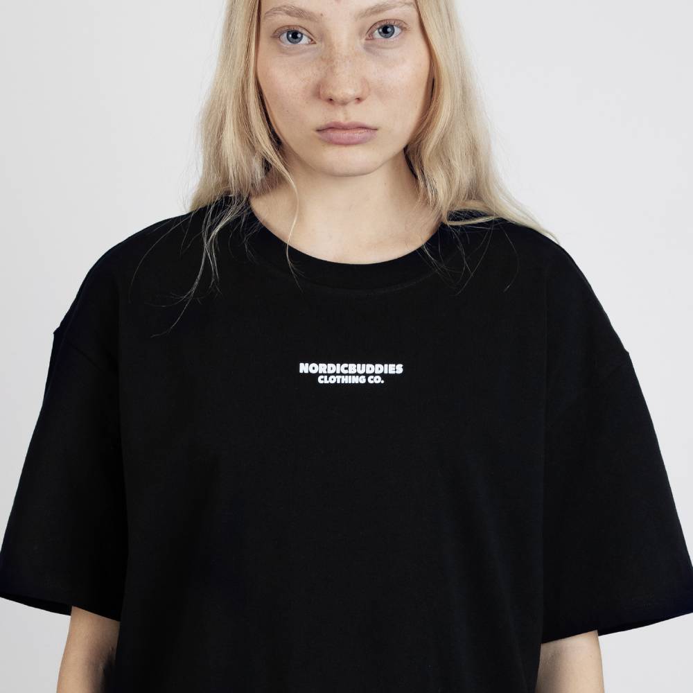 Snufkin T-shirt Unisex Black - Nordicbuddies - The Official Moomin Shop