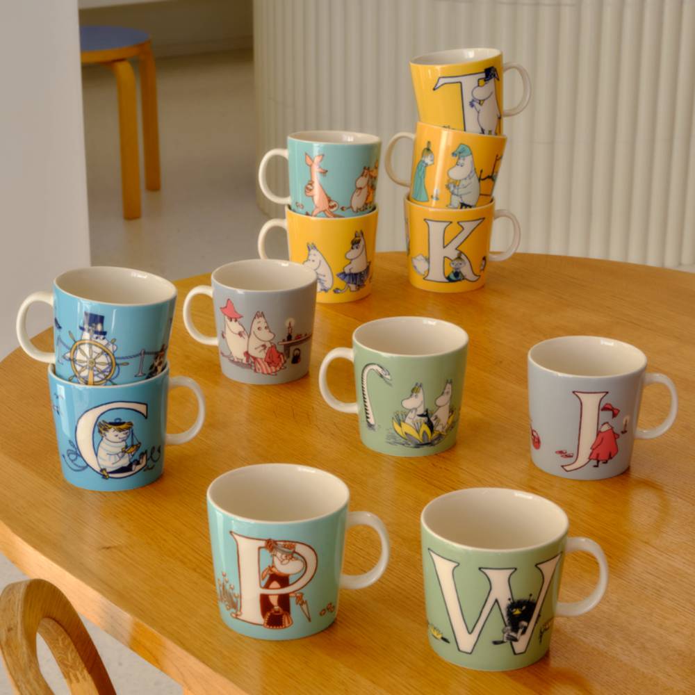 Moomin ABC Mug P 0,4L - Moomin Arabia - The Official Moomin Shop