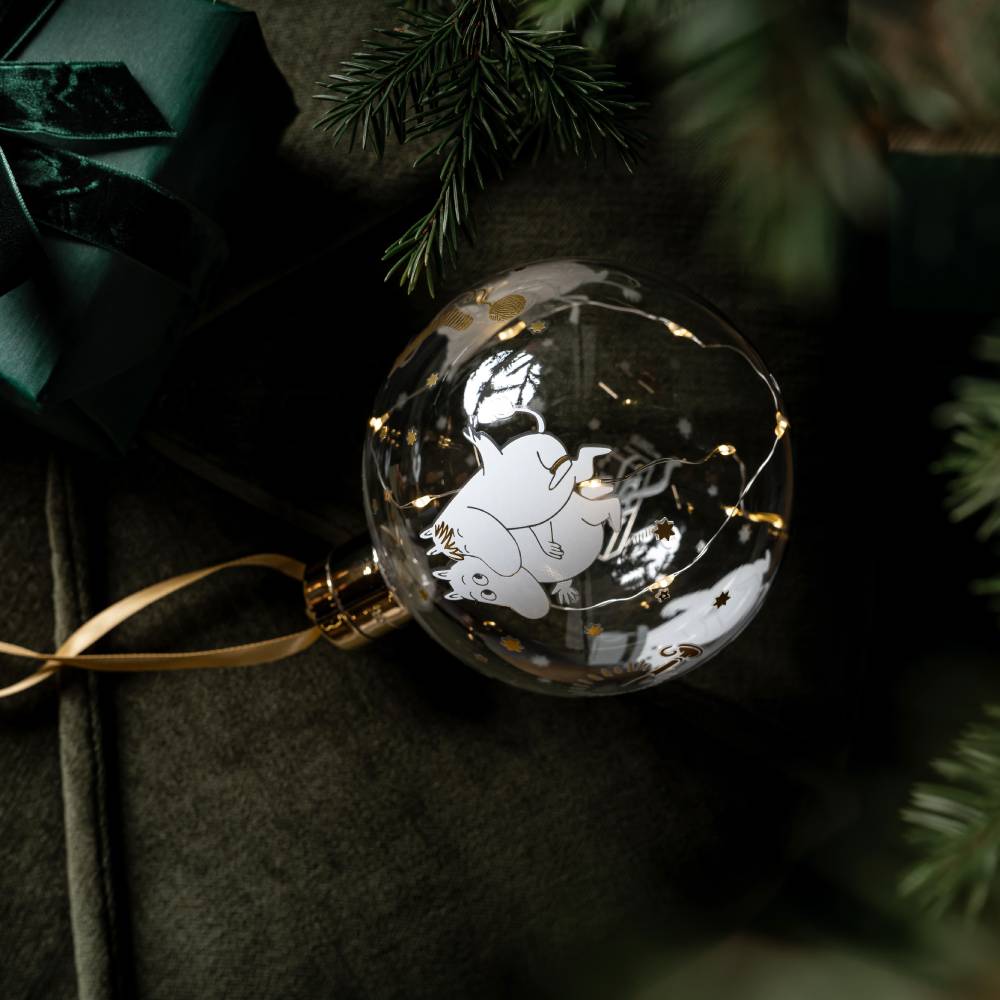 Moomin Sparkling Stars Decoration Ball & LED Lights - The Official Moomin Shop