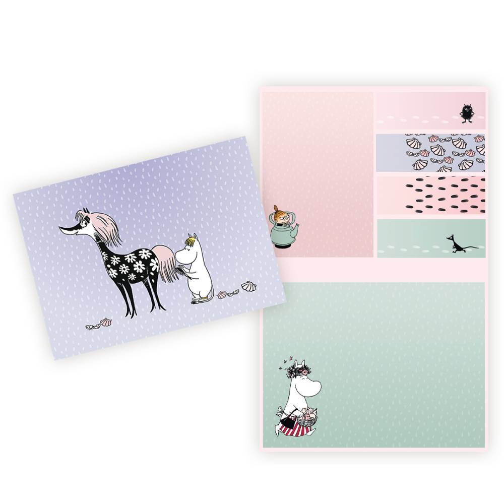 Primadonna&#39;s Horse &amp; Snorkmaiden Sticky Notes Set - Putinki - The Official Moomin Shop