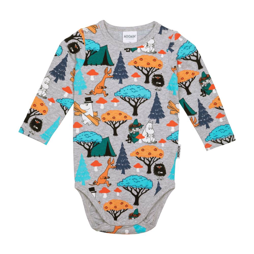 Moomin Mushrooms Body Grey - Martinex - The Official Moomin Shop