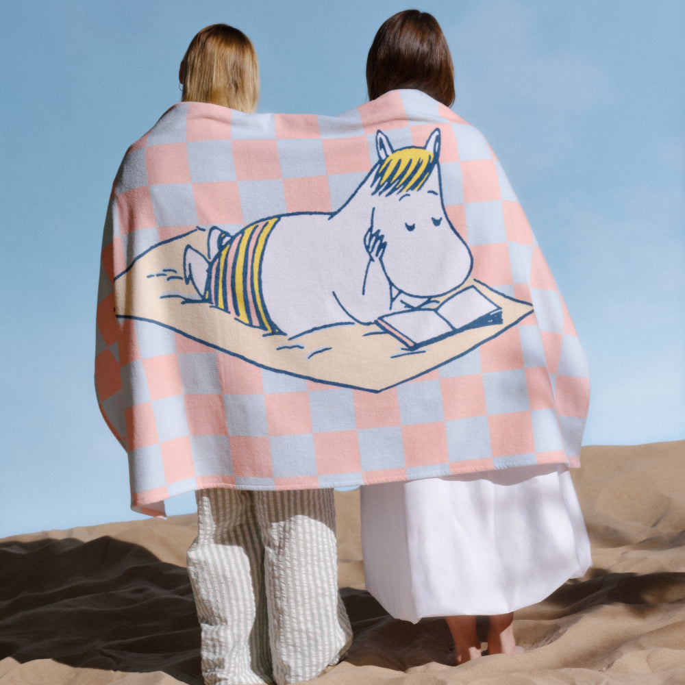 Moomin Velour Beach Towel 90x150cm - Moomin Arabia - The Official Moomin Shop