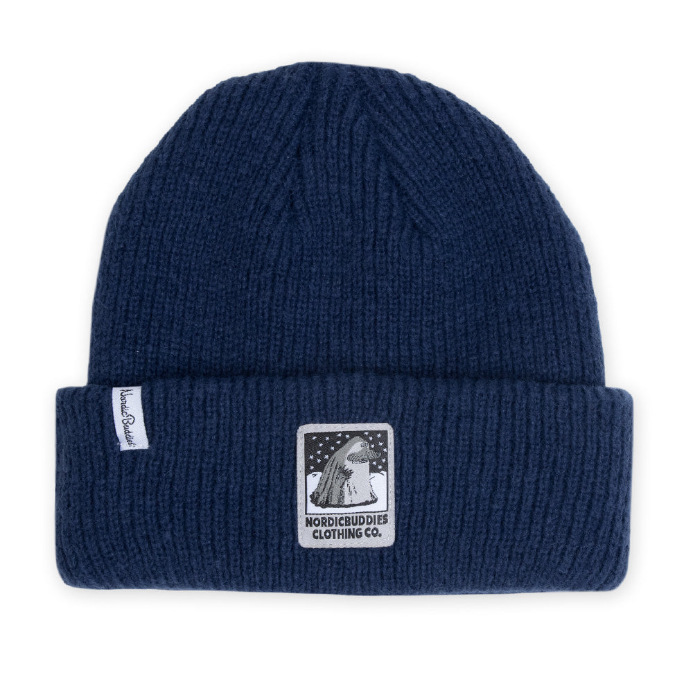 The Groke Beanie Adults Darkblue - Nordicbuddies - The Official Moomin Shop