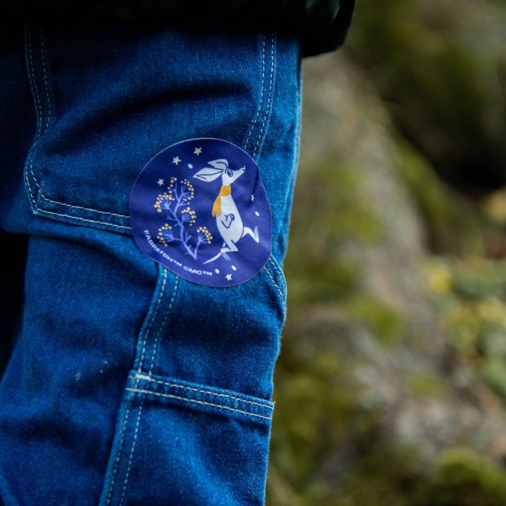 Little My & Sniff Shooting Star Textile Repair Patches - The Official Moomin Shop