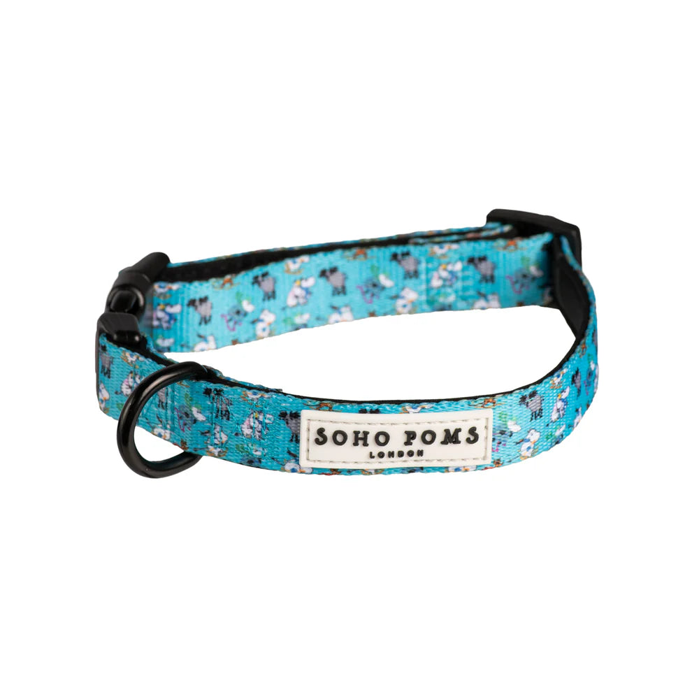 Moomin Ski Holiday Collar Blue - The Official Moomin Shop