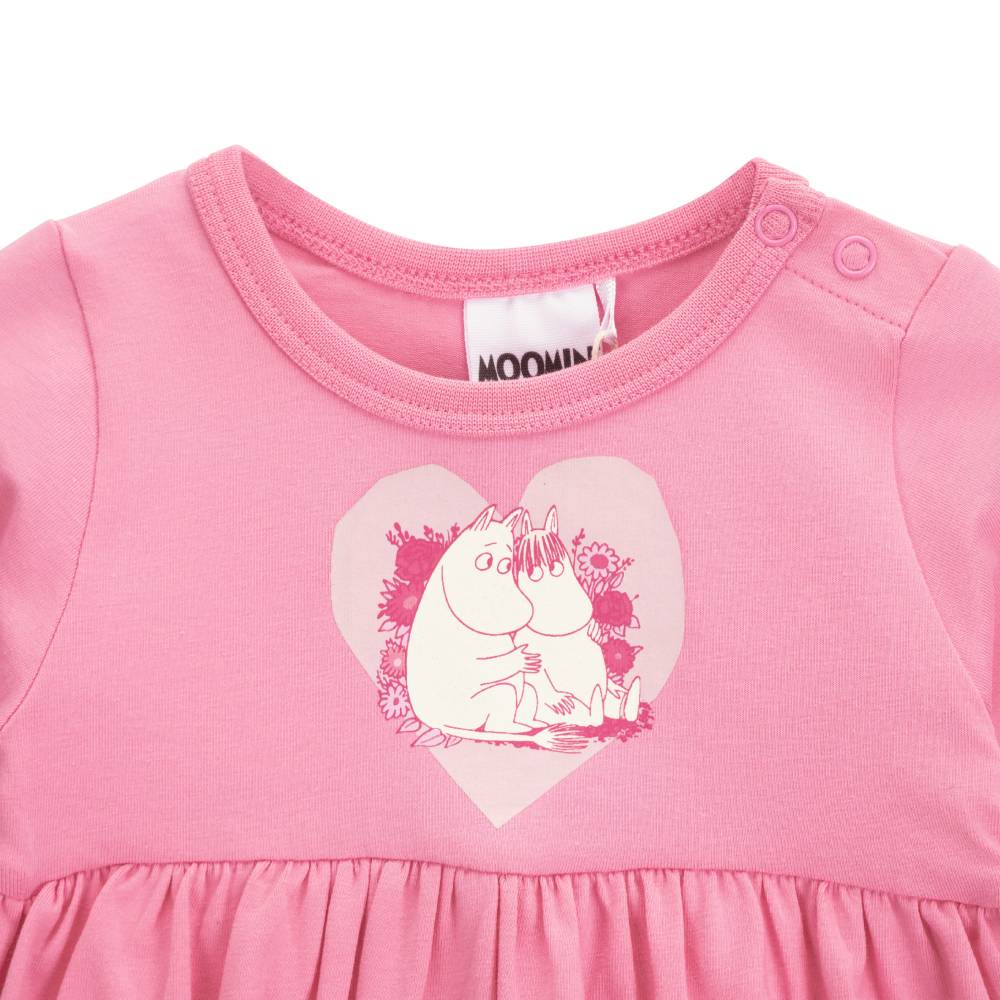 Moomin Beloved Bodysuit Dress Magenta - Martinex - The Official Moomin Shop