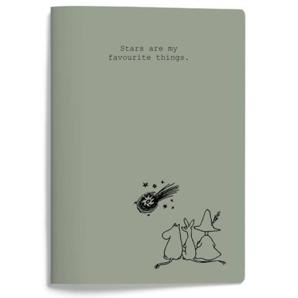 Snufkin Stars Soft Notebook A5 - The Official Moomin Shop