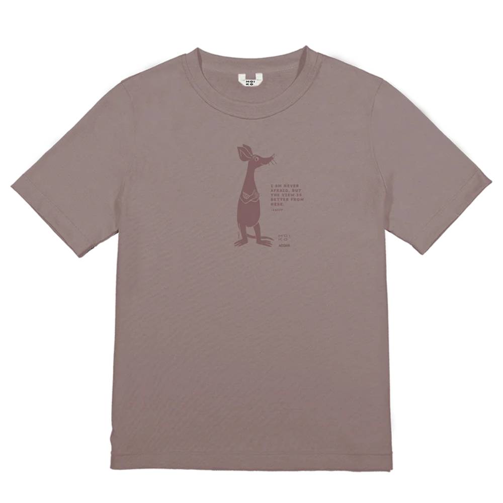 Sniff Brave T-shirt Brown - Moiko - The Official Moomin Shop