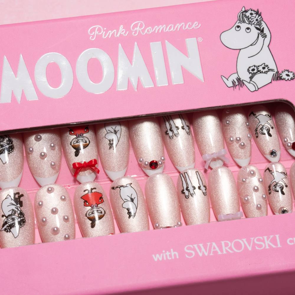 Moomin Romance Press-on Nails Pink - The Official Moomin Shop