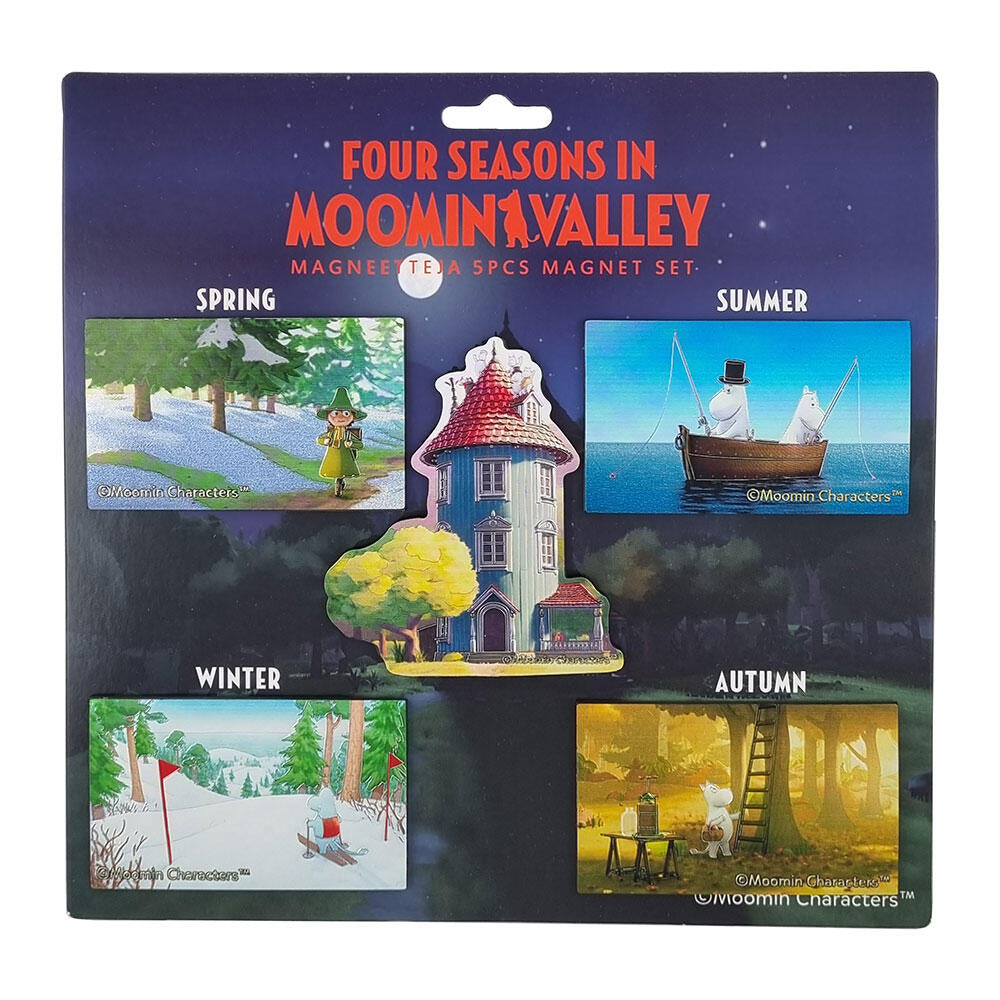 Moomin Seasonal Magnets 5pcs - The Official Moomin Shop