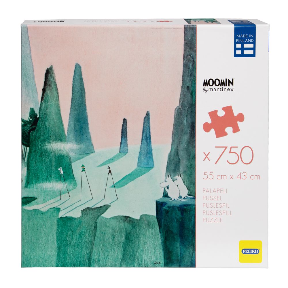 Moomin Comet Puzzle - Ilustrasi karakter utama