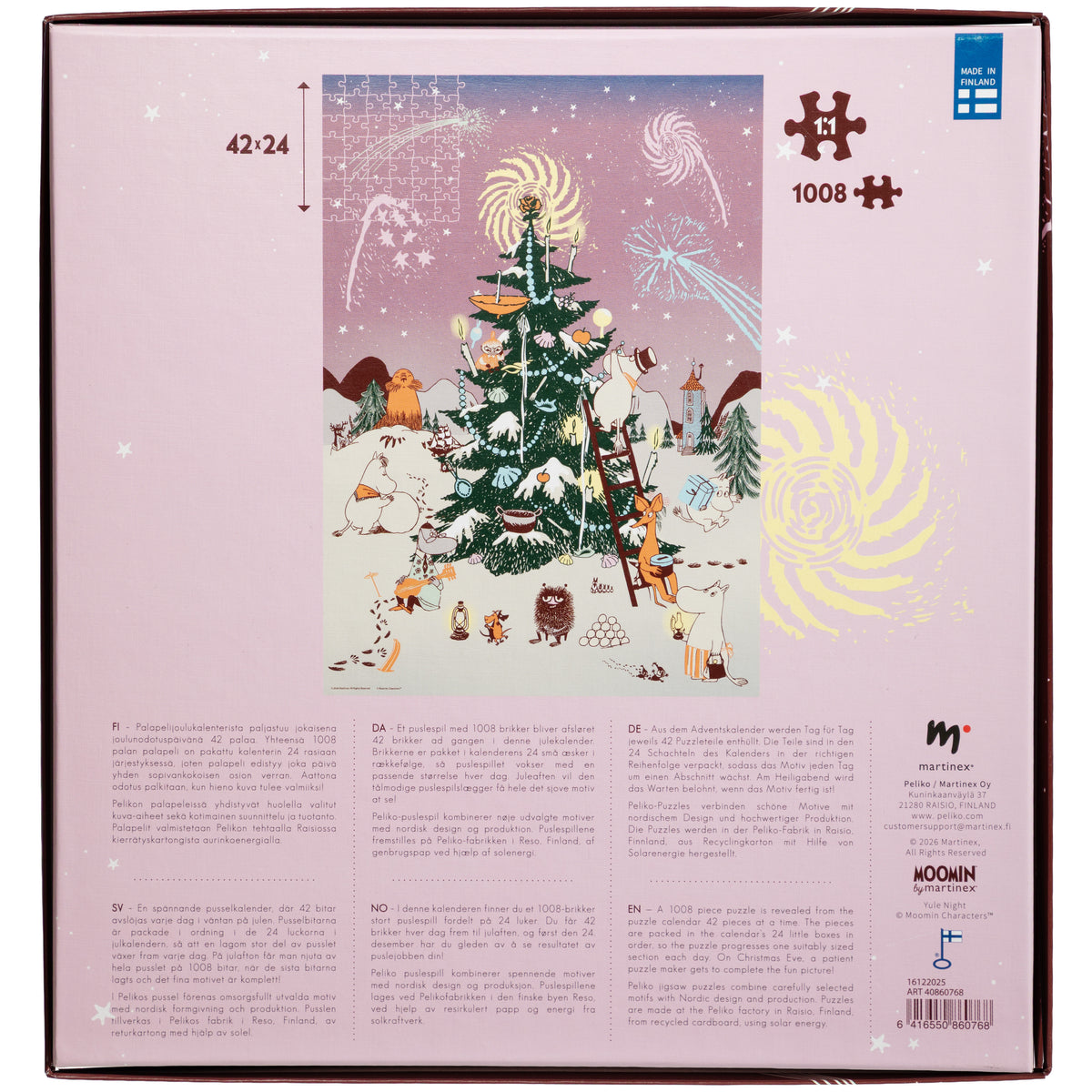 Moomin Puzzle Advent Calendar 2026 1008pcs - The Official Moomin Shop