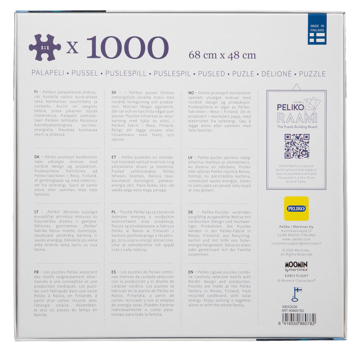 Moomin Early Flight Puzzle 1000pcs - The Official Moomin Shop