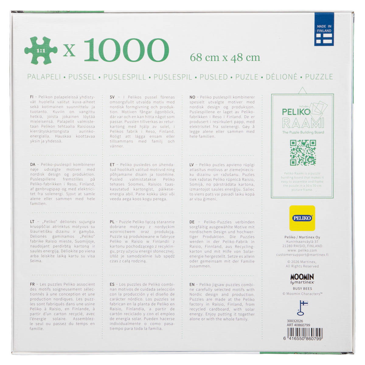 Moomin Busy Bees Puzzle 1000pcs - The Official Moomin Shop