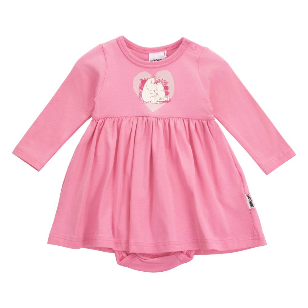 Moomin Beloved Bodysuit Dress Magenta - Martinex - The Official Moomin Shop