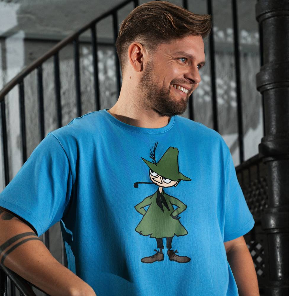 Snufkin T-shirt Blue - Martinex - The Official Moomin Shop