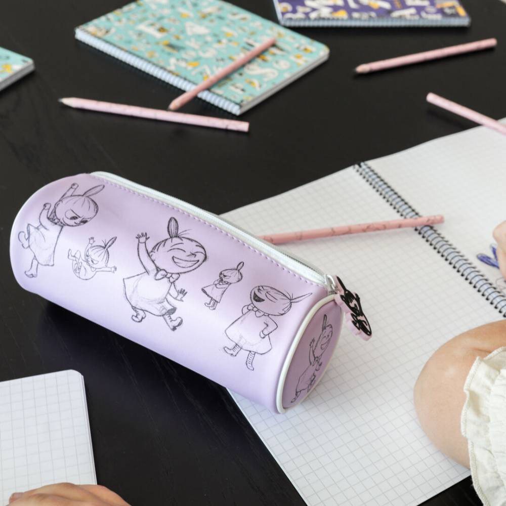 Little My Tube Pencil Case Violet - The Official Moomin Shop