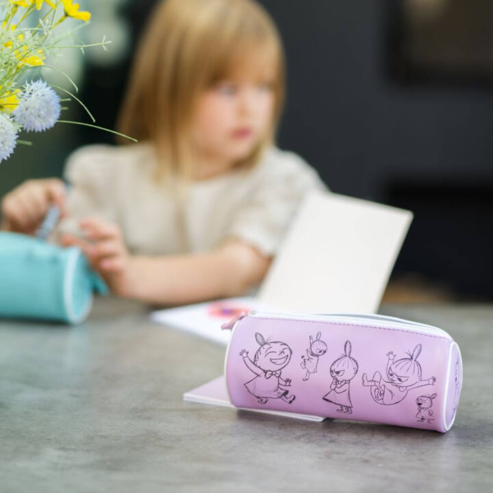 Little My Tube Pencil Case Violet - The Official Moomin Shop