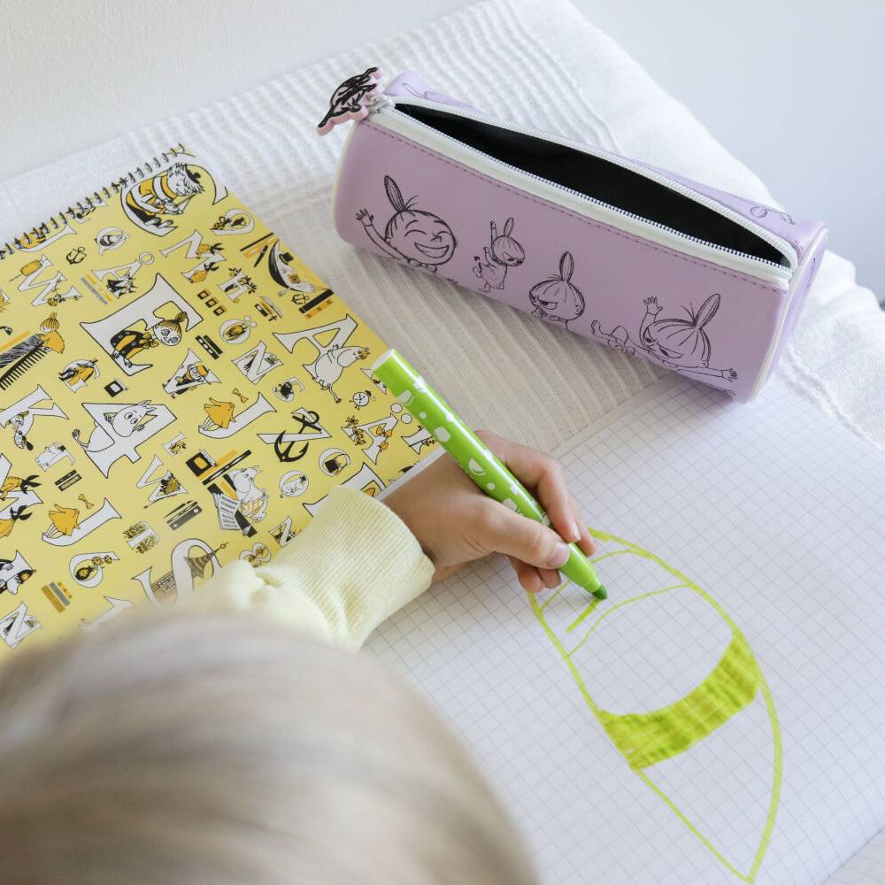 Little My Tube Pencil Case Violet - The Official Moomin Shop