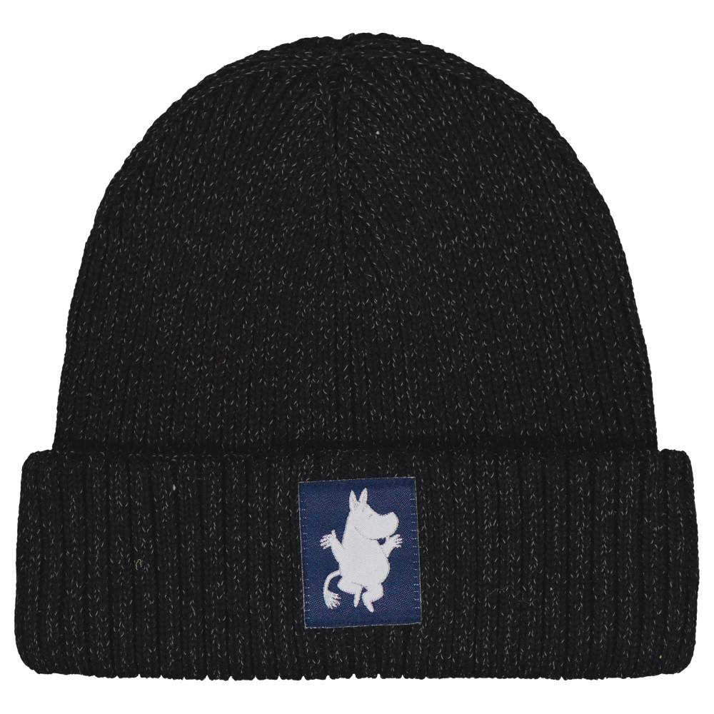 Moomintroll Reflecting Beanie Black - The Official Moomin Shop