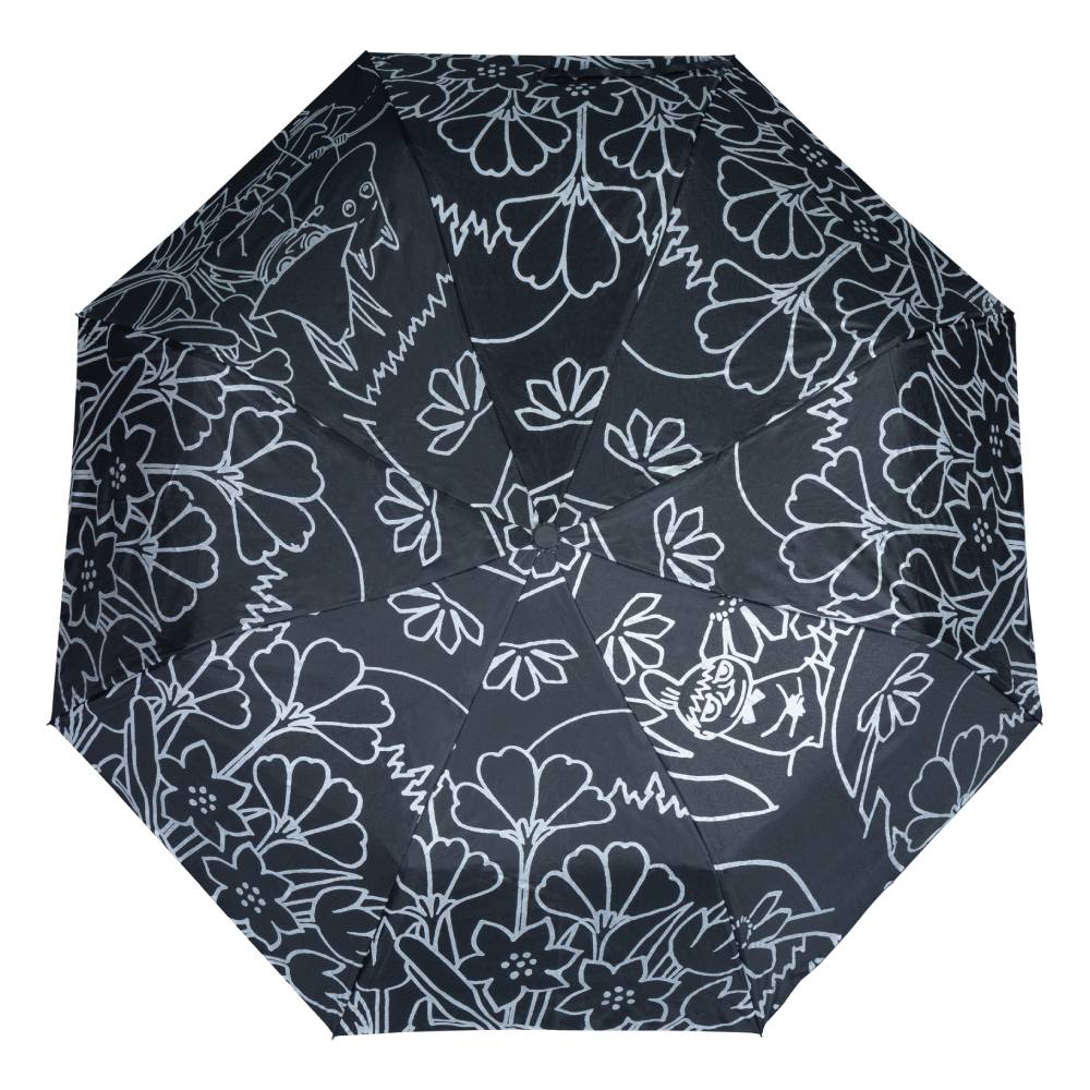 Moomin Fishing Reflecting Umbrella Black - The Official Moomin Shop