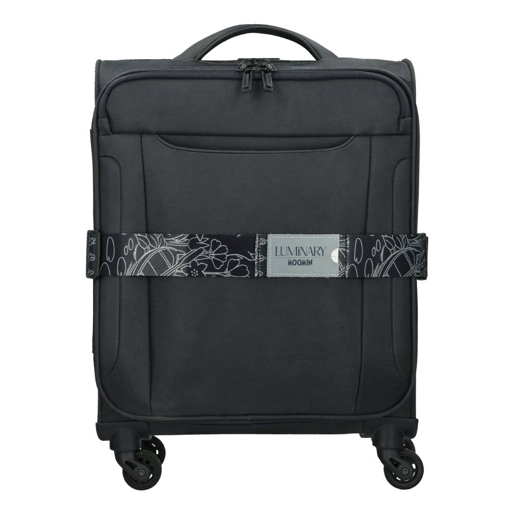 Moomin Fishing Reflecting Luggage Strap Black - The Official Moomin Shop