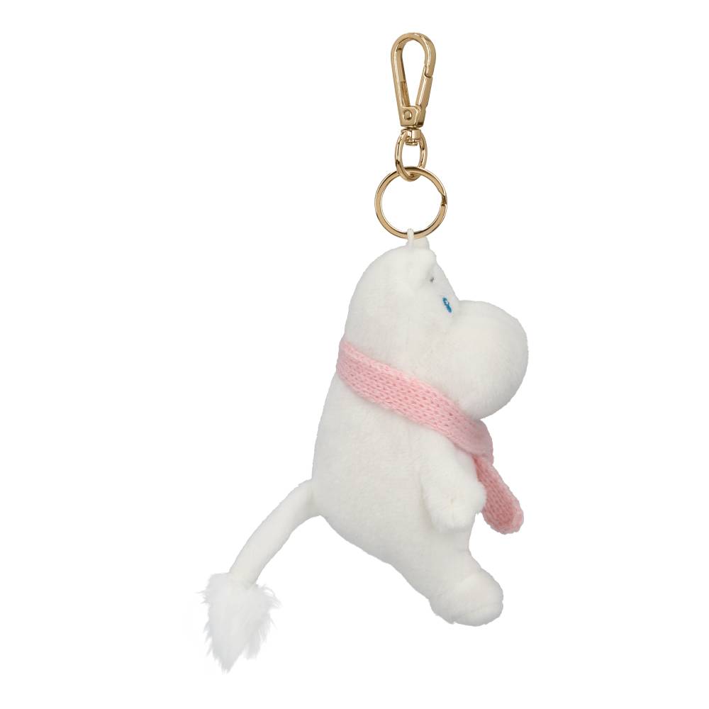 Moomintroll Pink Ribbon Keyring - The Official Moomin Shop