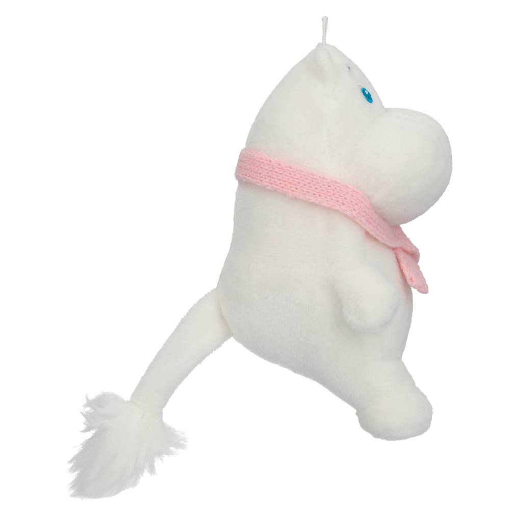 Moomintroll Pink Ribbon Plush Toy 17cm - The Official Moomin Shop