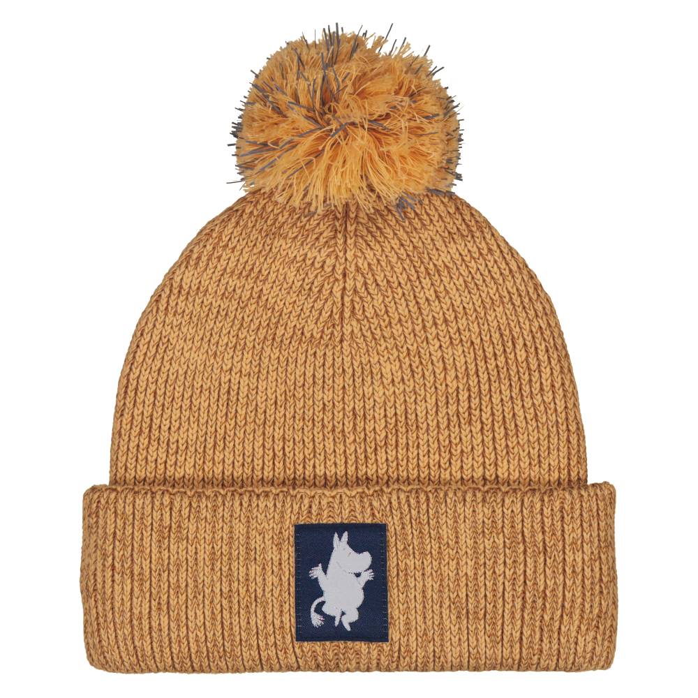 Moomintroll Reflecting Pompom Beanie Orange - The Official Moomin Shop