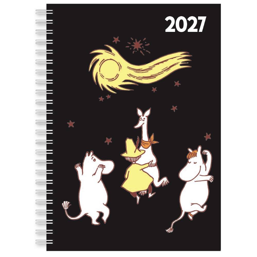 Moomin Comet Diary 2027 Black A5