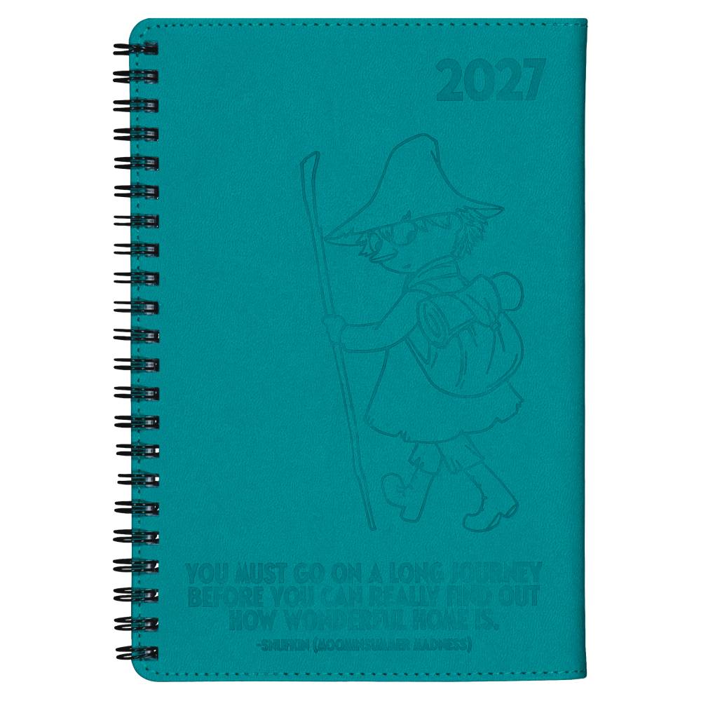 Snufkin Diary 2027 Turquoise Maxi - The Official Moomin Shop