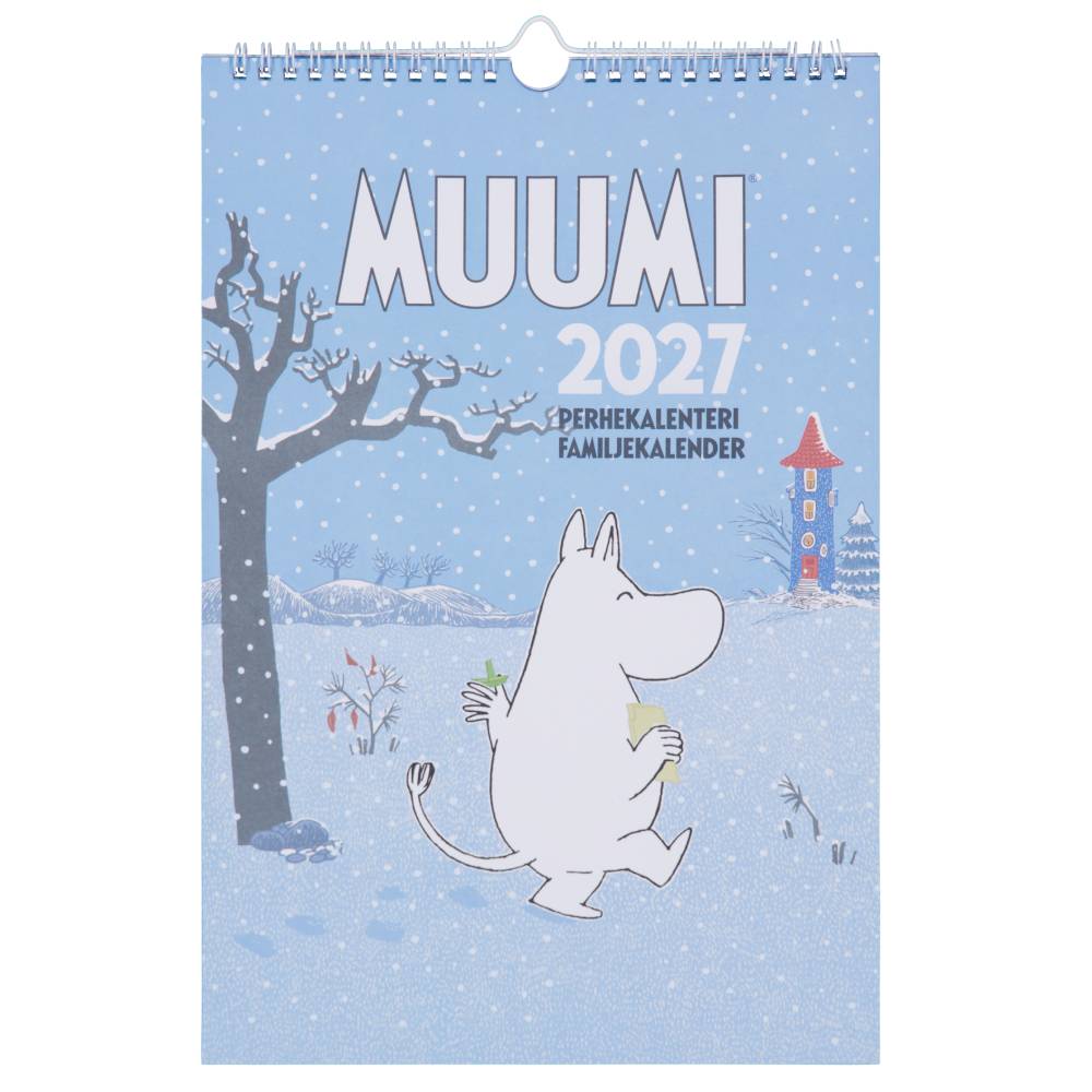 Moomin Family Wall Calendar 2027 FIN/SWE - The Official Moomin Shop