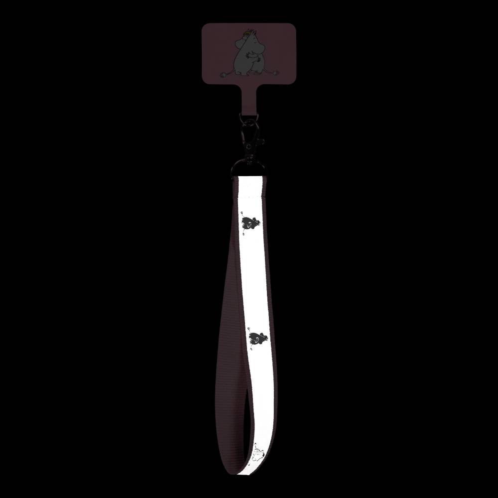 Moomin Hug Reflecting Phone Strap Pink - The Official Moomin Shop