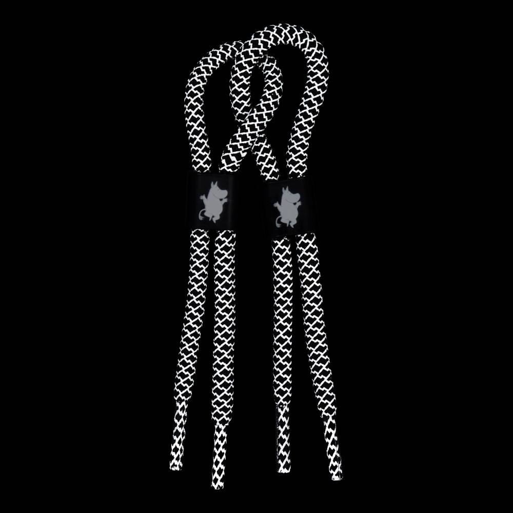 Moomintroll Reflecting Multiuse String 2pcs Black - The Official Moomin Shop