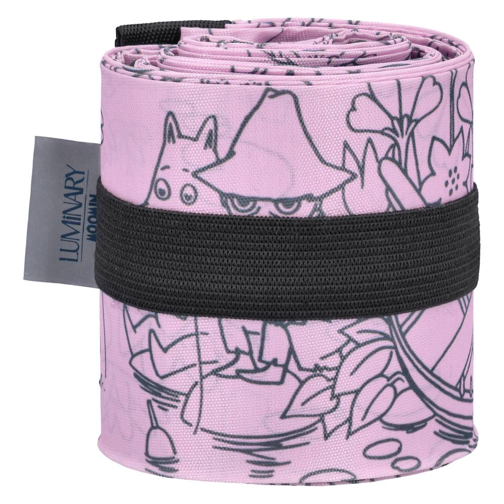 Moomin Fishing Reflecting Folding Bag Pink - The Official Moomin Shop