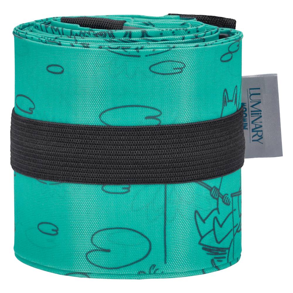 Moomin Fishing Reflecting Folding Bag Turquoise - The Official Moomin Shop