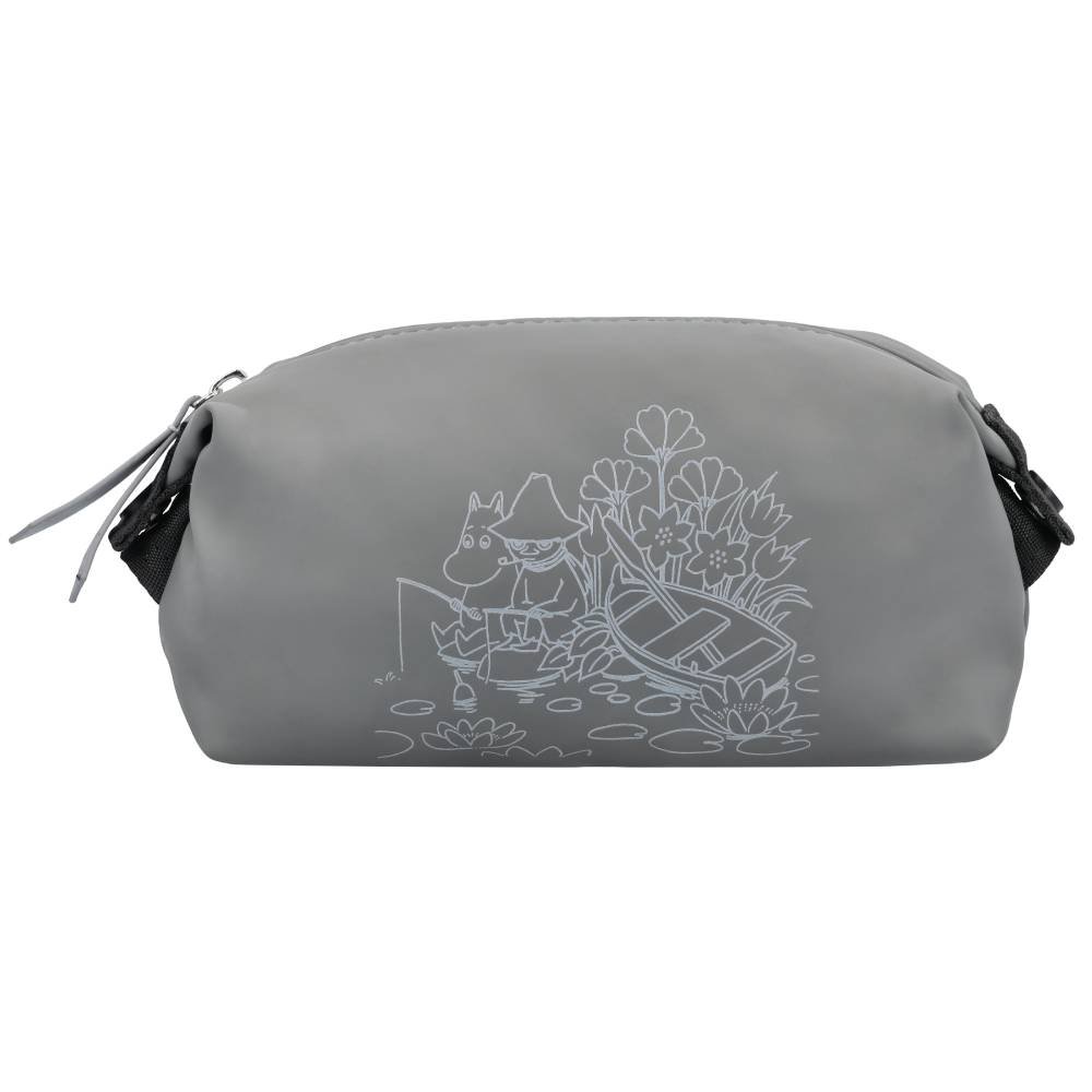Moomin Fishing Reflecting Pouch Gray - The Official Moomin Shop