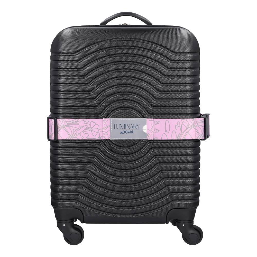 Moomin Fishing Reflecting Luggage Starp Pink - The Official Moomin Shop