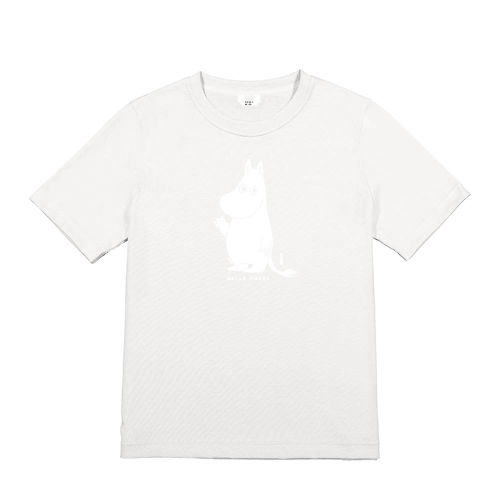 Moomintroll Hello T-shirt White - Moiko - The Official Moomin Shop