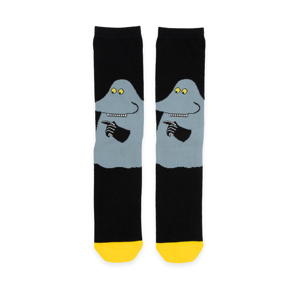 The Groke&#39;s Evening Walk Socks 40-45 Black - Nordicbuddies - The Official Moomin Shop