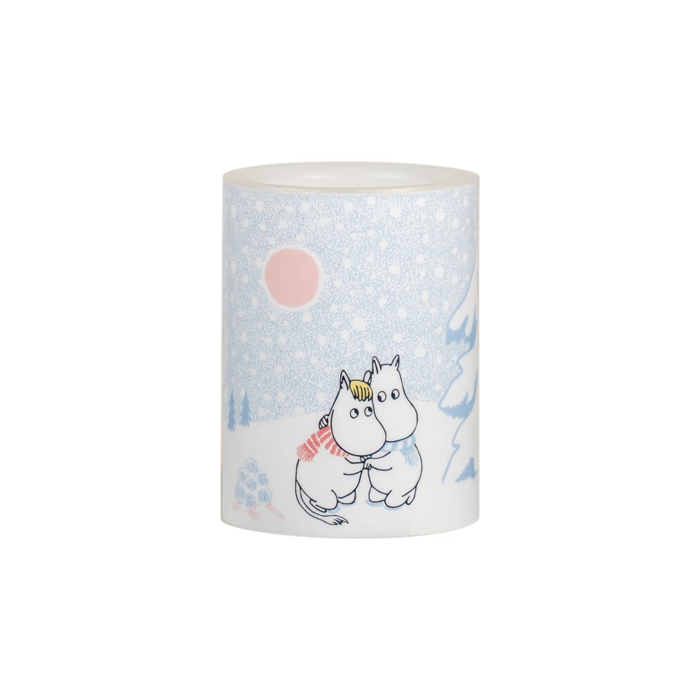 Moomin Let It Snow LED Candle 10cm - Muurla - The Official Moomin Shop