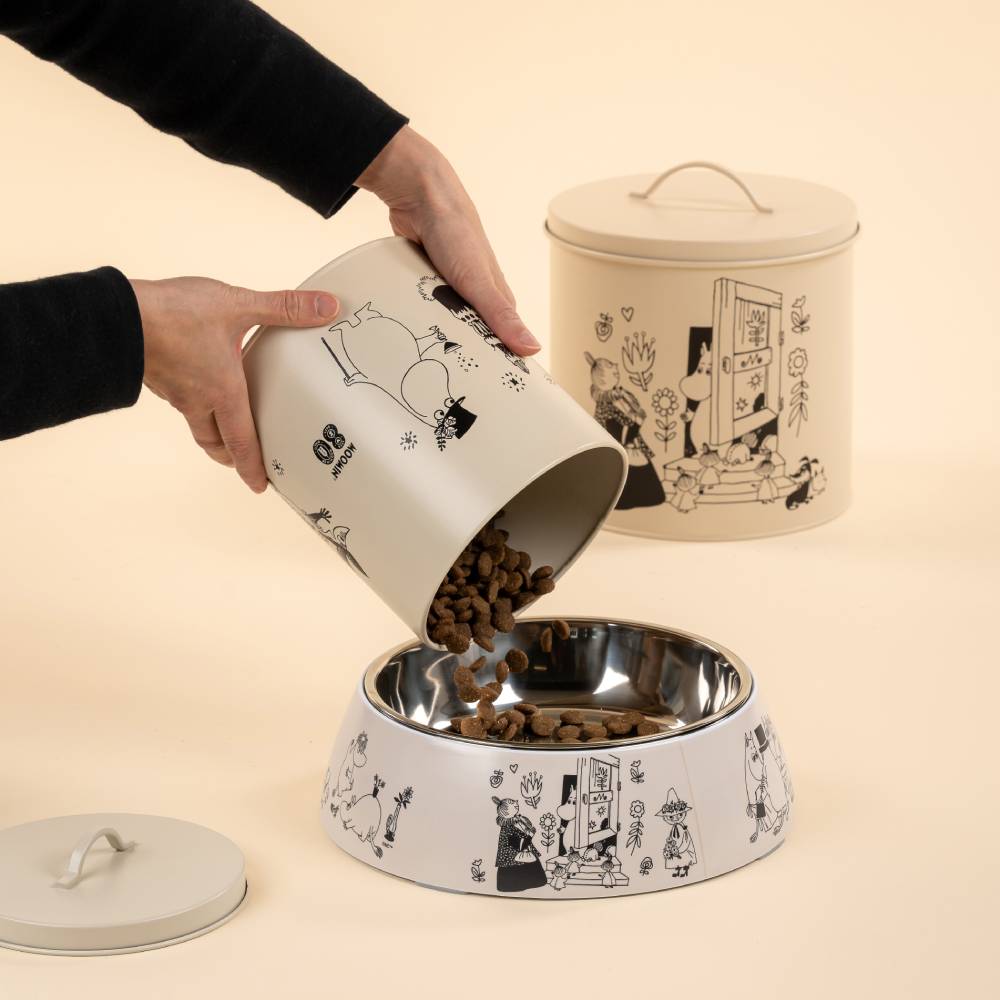 Moomin For Pets Food Bowl & Tin Jars Bundle