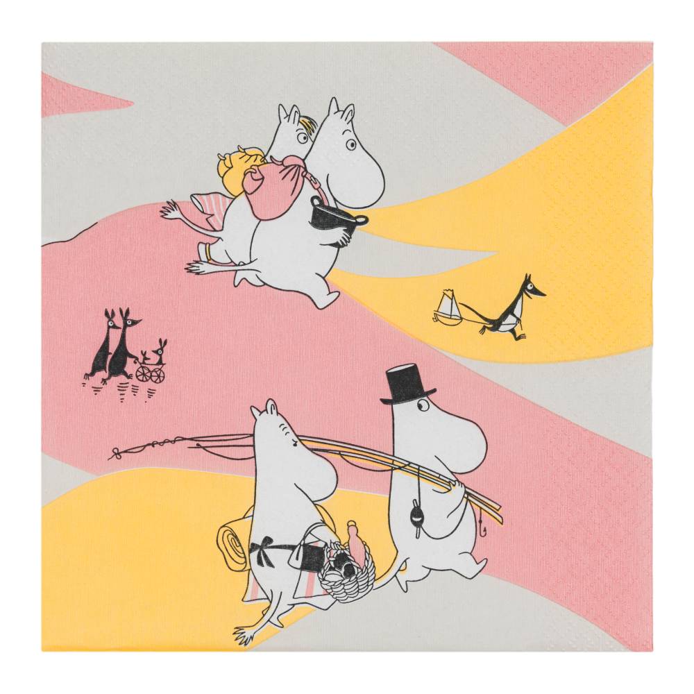 Moomin Family Time Napkin 33cm - Moomin Arabia - The Official Moomin Shop