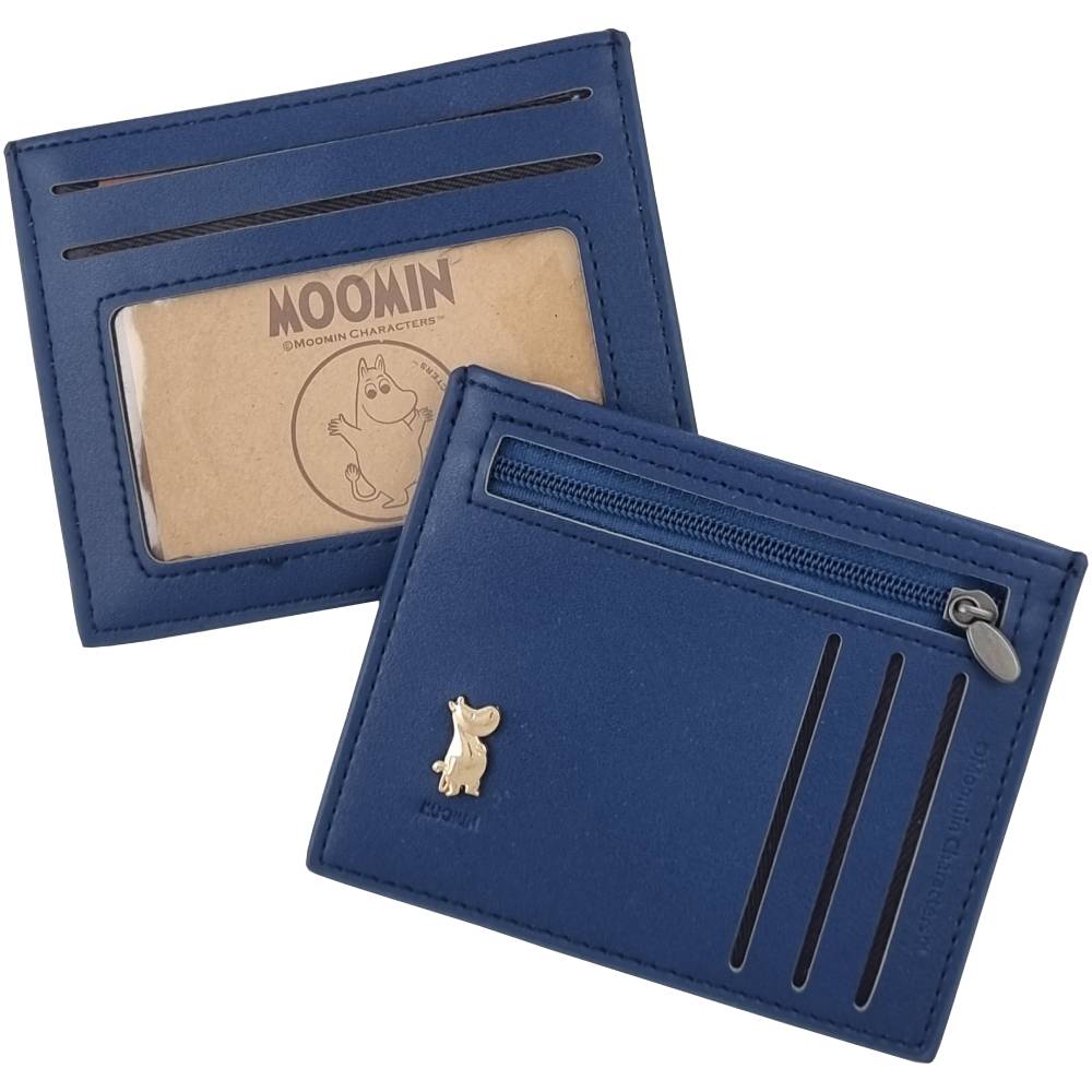Moomintroll Pocket Wallet Blue - The Official Moomin Shop