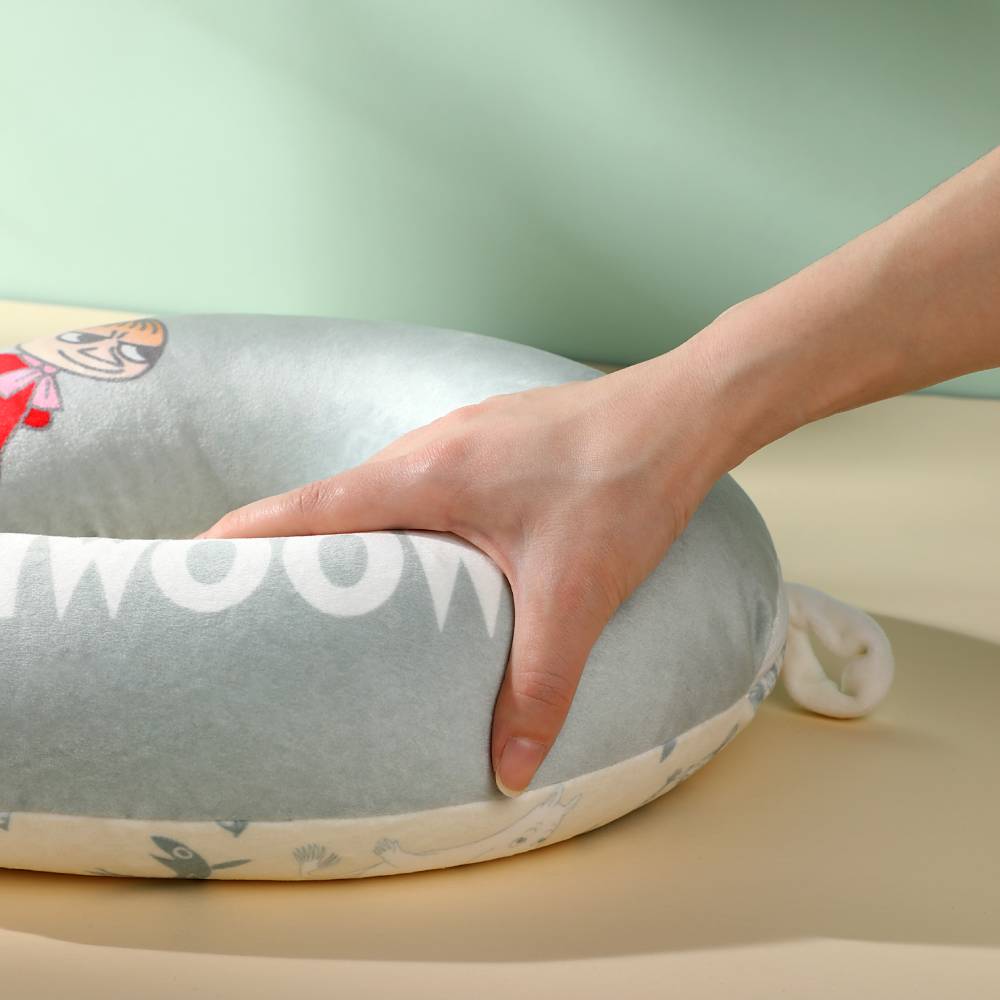 Moomintroll Travel Pillow Gray - The Official Moomin Shop