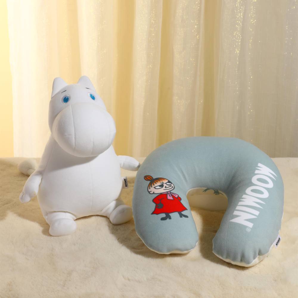 Moomintroll Travel Pillow Grey - The Official Moomin Shop