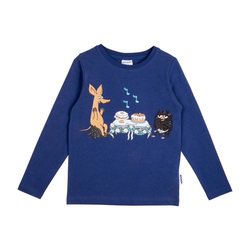 Sniff Dinner Shirt Blue - Martinex - The Official Moomin Shop